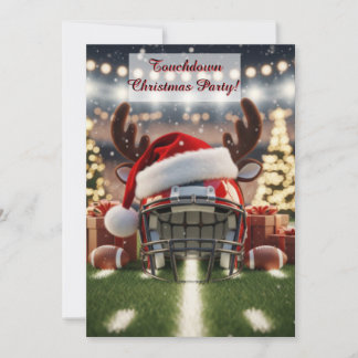 Festive Football Cheer – Holiday Game Invitation