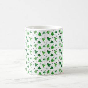 Festive Forest Pattern Coffee Mug
