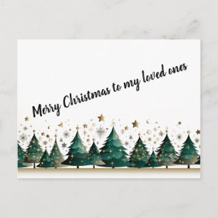 Festive Forest Whimsy Postcard