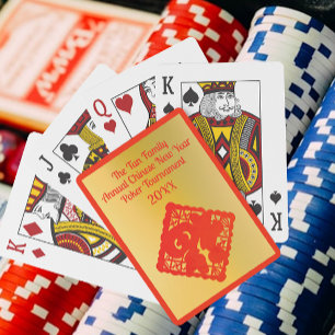 Festive Fortune Chinese New Year Playing Cards