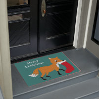 Festive Fox Carrying a Stocking Custom Christmas