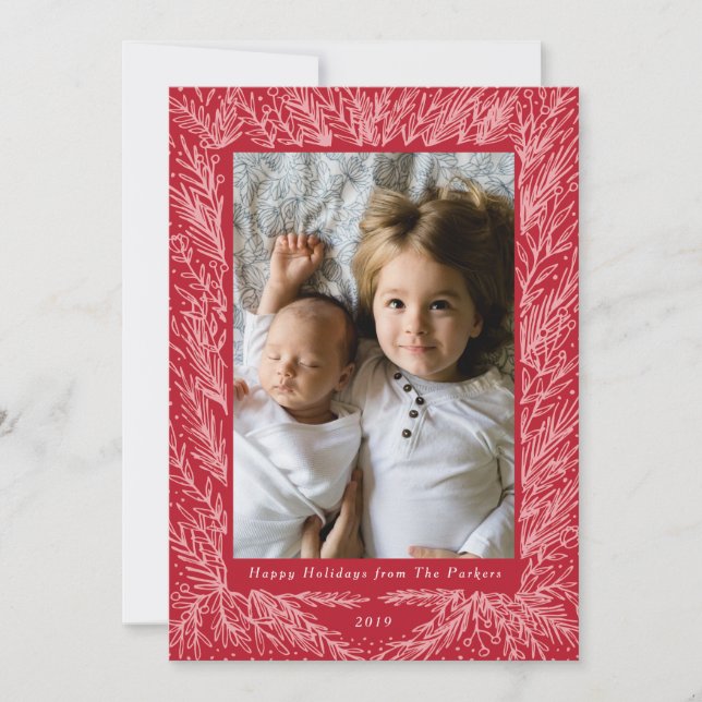Festive Frame Holiday Card (Front)