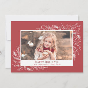 Festive Frame, Holiday Photo Card