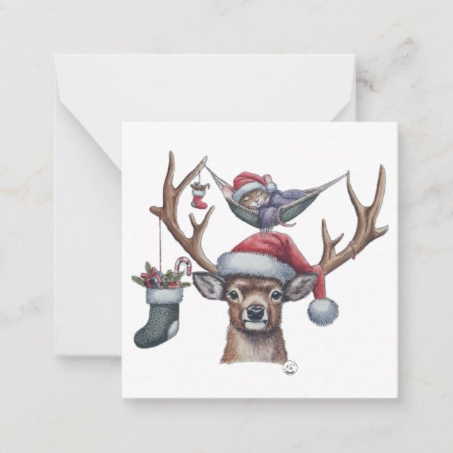 Festive Friends Flat Card (Front)