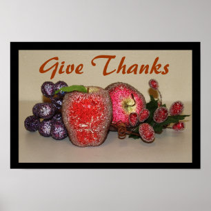 Festive Fruits Poster