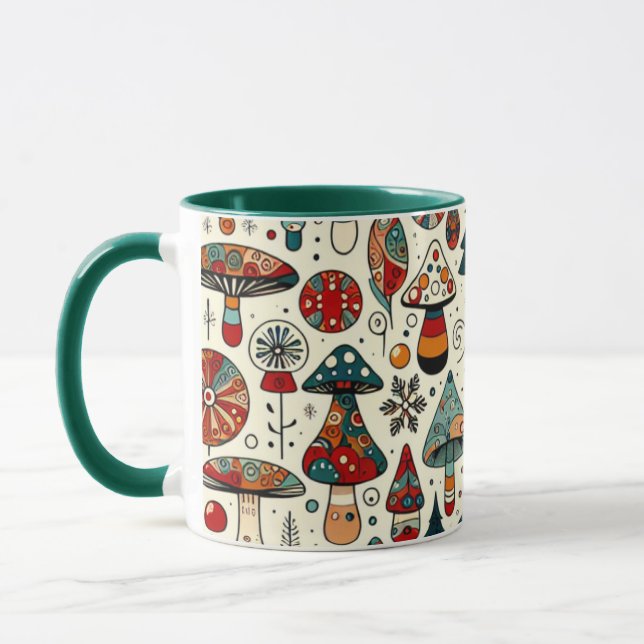 Festive Fungi Mug (Left)