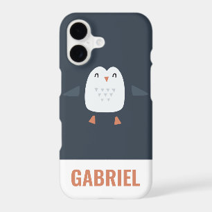 festive funny cute penguin personalised childrens