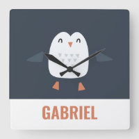 festive funny cute penguin personalised childrens