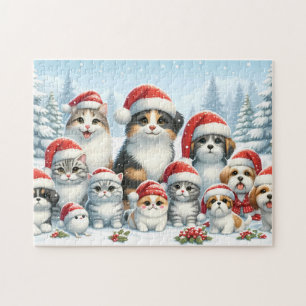 Festive Furballs Jigsaw Puzzle