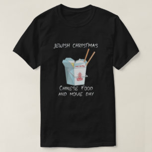 Festive Fusion Jewish Christmas Chinese Food  T-Shirt