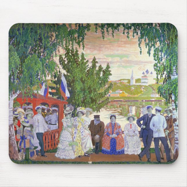 Festive Gathering, 1910 Mouse Mat (Front)