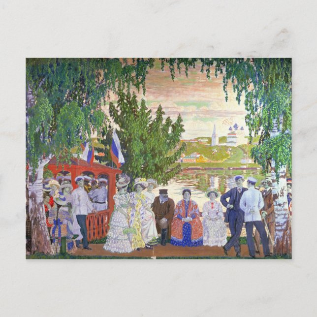 Festive Gathering, 1910 Postcard (Front)