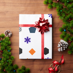 Festive Geometric Gift Wrap