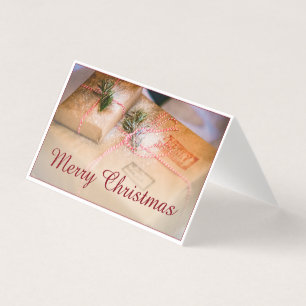 Festive gifts as Christmas motif