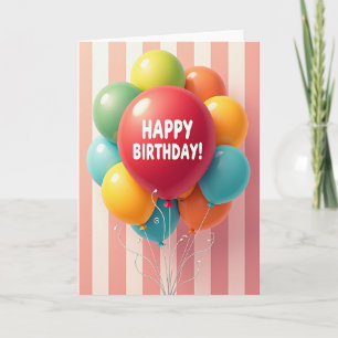 Festive Gleam Birthday Card