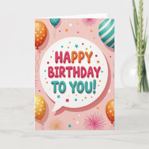 Festive Glossy Bubble Card