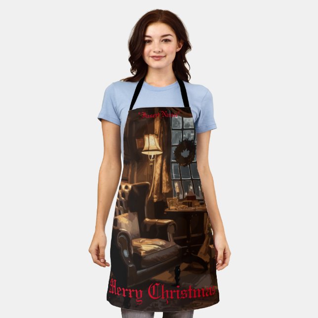 Festive Glow Apron (Worn)