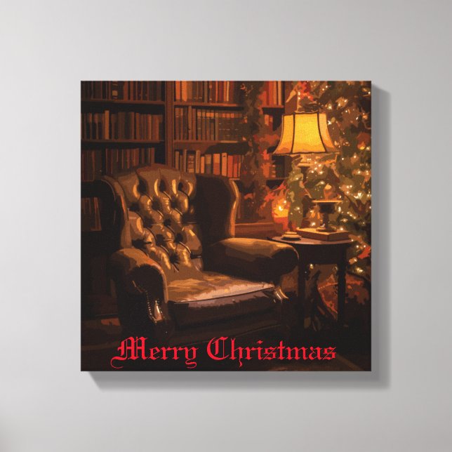 Festive Glow Canvas Print (Front)