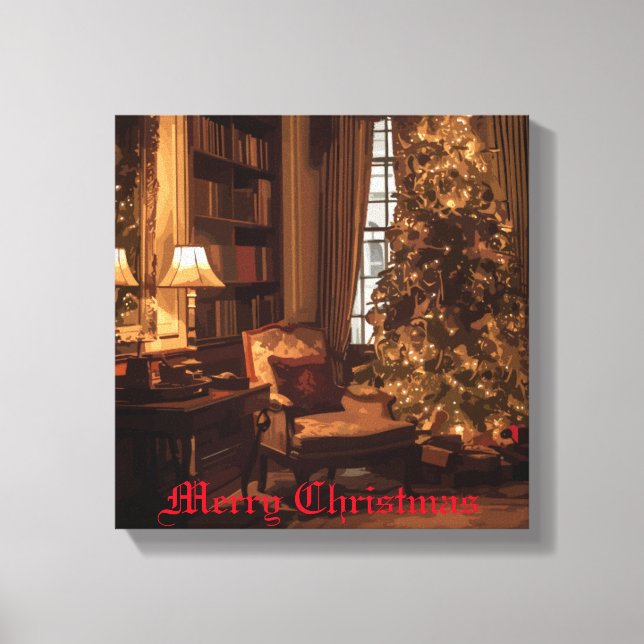 Festive Glow Canvas Print (Front)