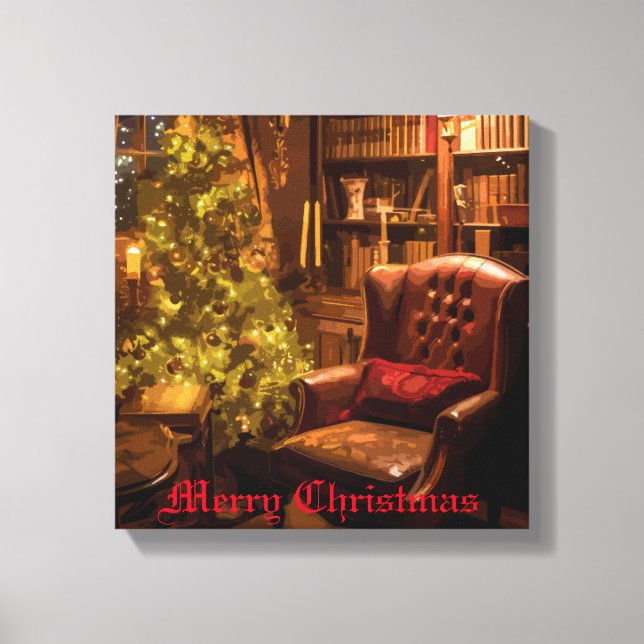 Festive Glow Canvas Print (Front)