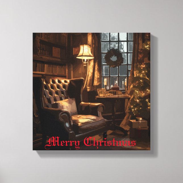 Festive Glow Canvas Print (Front)