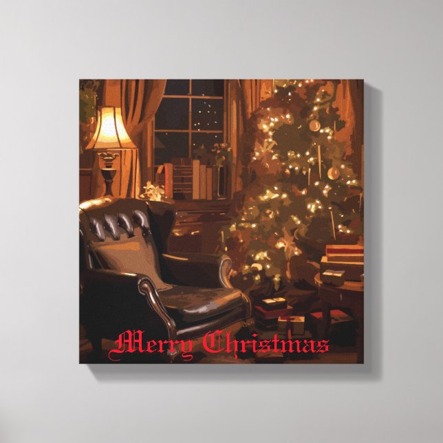 Festive Glow Canvas Print (Front)