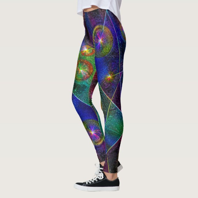 Festive Glow Leggings (Left)