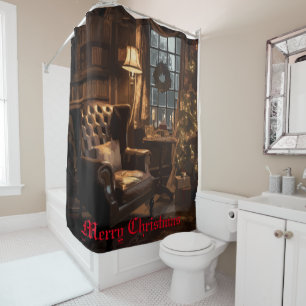 Festive Glow Shower Curtain