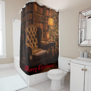 Festive Glow Shower Curtain