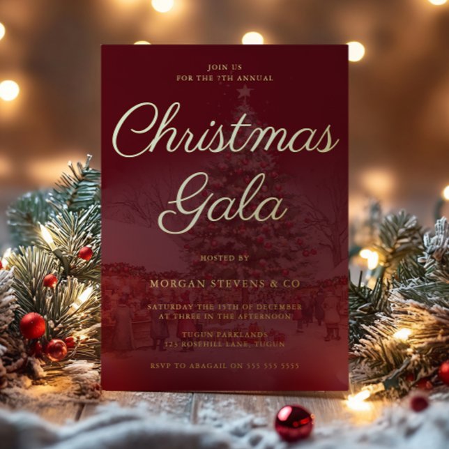 Festive Gold Foil Corporate Christmas Gala Party (Creator Uploaded)