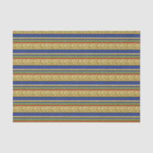 Festive Gold Stripes Holiday Tissue Paper