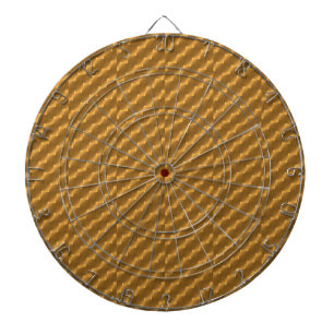 Festive, golden pattern dartboard