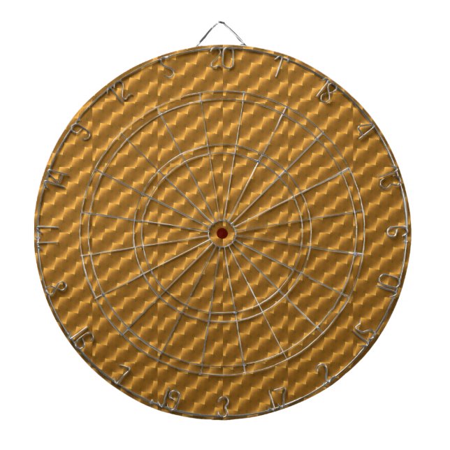 Festive, golden pattern dartboard (Front)