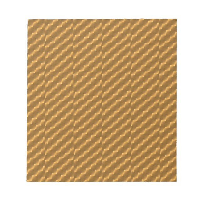 Festive, golden pattern notepad (Front)