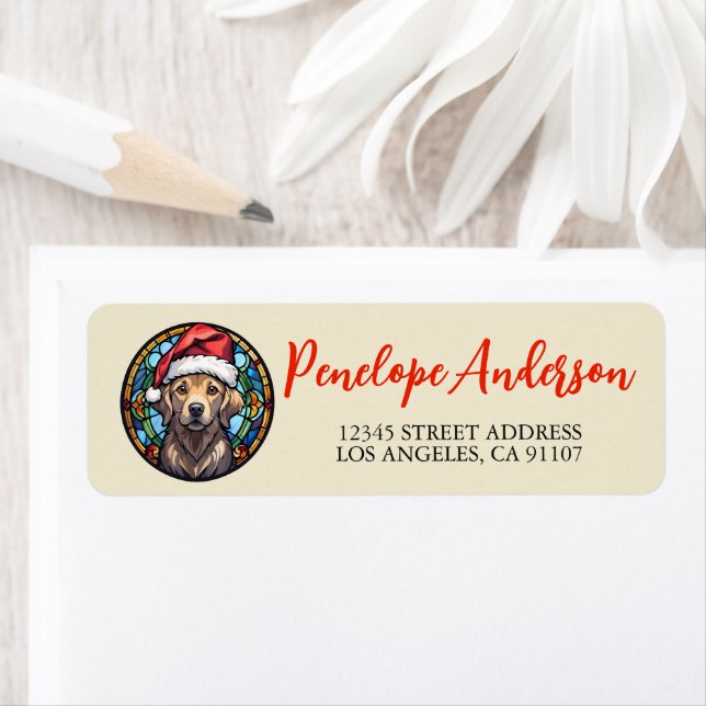 Festive Golden Retriever Christmas  (Insitu)