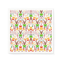 Festive Green And Gold Kasky Christmas Reindeer