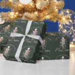 Festive Green Gold Nutcracker Christmas Dark Wrapping Paper<br><div class="desc">Wrap your holiday gifts in style with our exclusive Pink and Gold Nutcracker Christmas Wrapping Paper. Perfect for adding a touch of elegance and festivity to your holiday season, this high-quality wrapping paper features a unique design with classic Nutcracker motifs in a stunning pink and gold colour scheme. Ideal for...</div>
