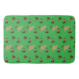 FESTIVE GREEN Trini Christmas Bath Mat
