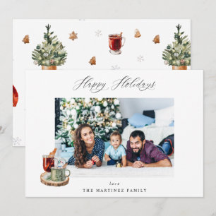 Festive Happy Holidays Photo