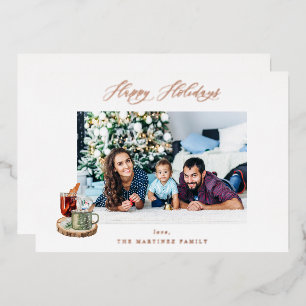 Festive Happy Holidays Photo - WH