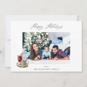 Festive Happy Holidays Photo - WH