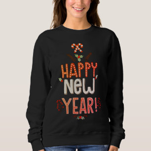 Festive Happy New Year Holidays Sweatshirt