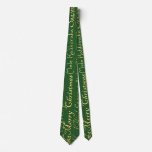 Festive Hawaiian Christmas Mele Kalikimaka Tie