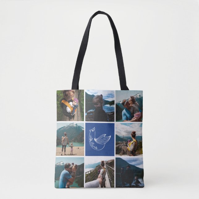 Festive Heritage Photo Collage Tote Bag (Front)