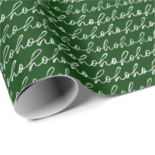 Festive Ho Ho Ho Christmas Wrapping Paper
