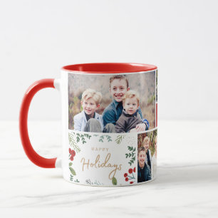 Festive Holiday 5 Photo Mug