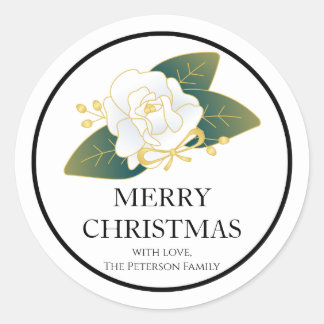 Festive Holiday Botanical Sticker