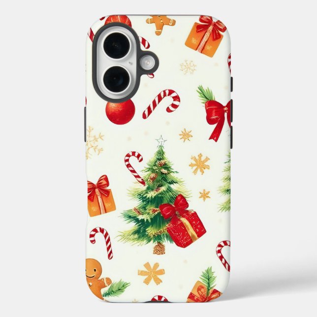 Festive Holiday Cheer Case-Mate iPhone Case (Back)