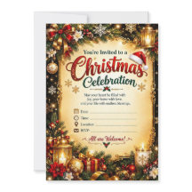 Festive Holiday Cheer & Merry Christmas Design