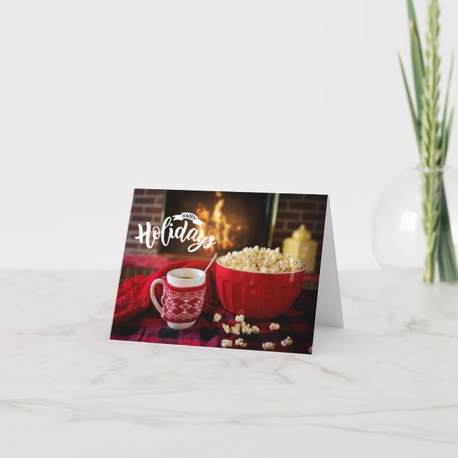 Festive Holiday Christmas Card (Front)